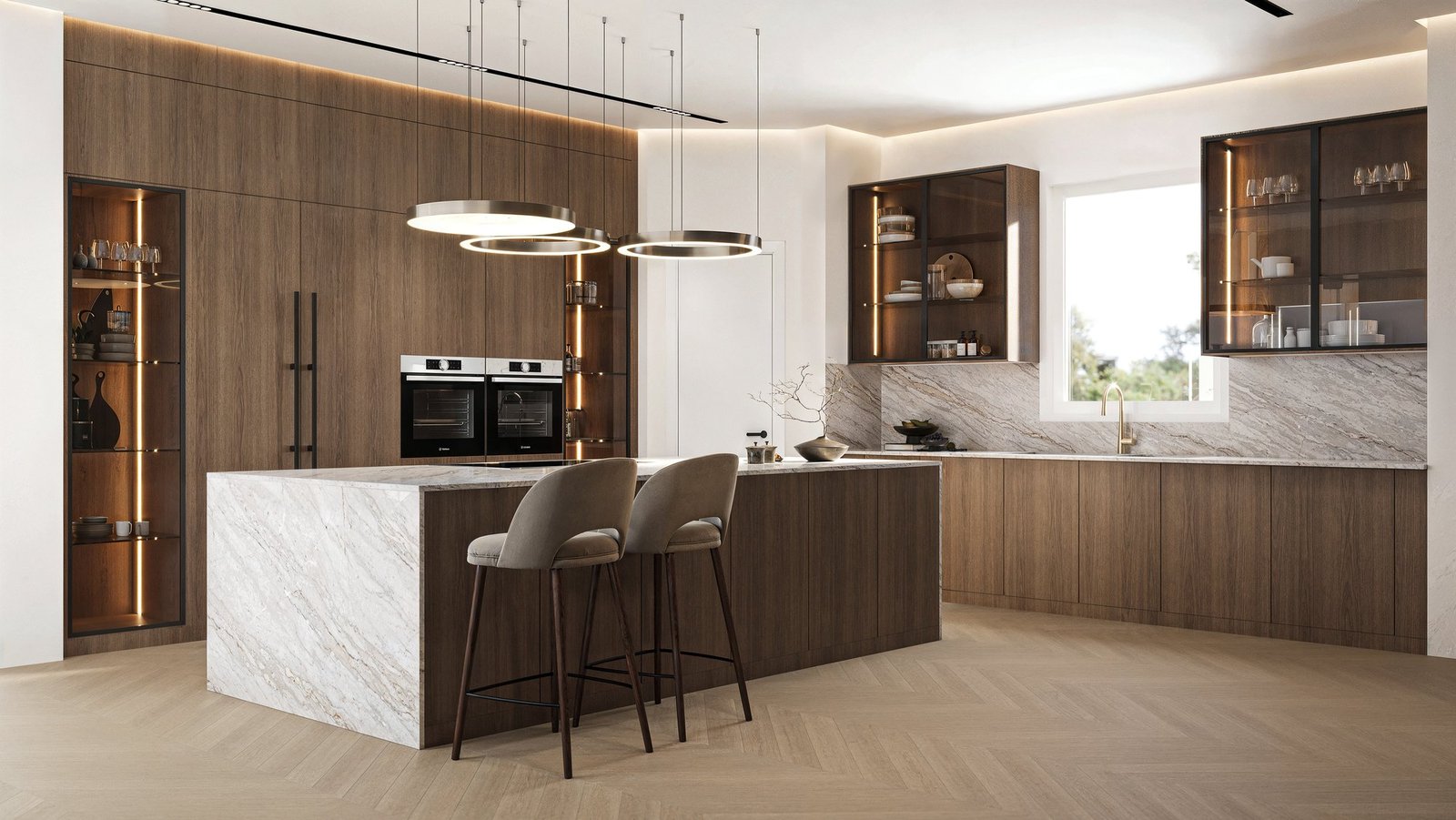 McLean Residence kitchen, finished